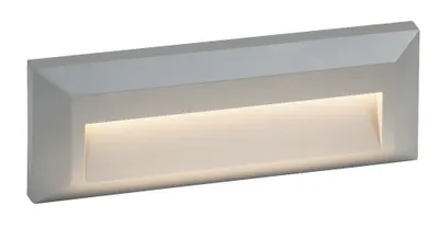 Imagen del producto de Rabalux 8011, foco empotrable para suelo, modelo Pueblo, 1,6W, 4000K, 103lm, color gris, luz blanca tra, IP65, 23cm