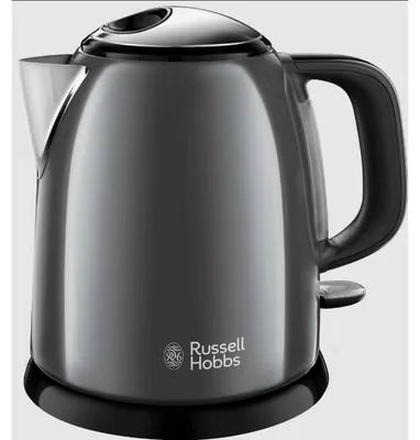 Produktbild von Russell Hobbs 24993-70 Wasserkocher, 1 l, Edelstahl, schwarz/grau