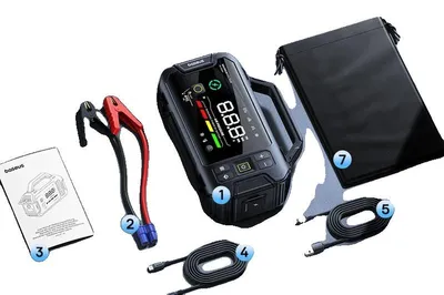Obrázek produktu pro Startovací kabely, kompresor, powerbanka, VJ1 3000A