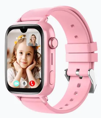 Productafbeelding van Protectly® Smartwatch Kinderen - GPS Horloge Kind Met Simkaart - SOS-Knop - Whatsapp en SMS - Incl. Simkaart