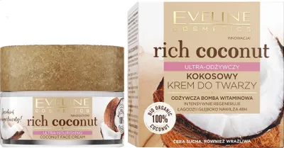 Productafbeelding van Eveline Voedende crème, Rich Coconut, intensief voedende gezichtscrème, 50 ml