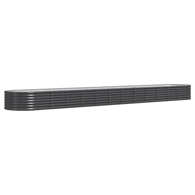 Zdjęcie produktu dla VIDAXL -Planungsbox 512x80x36 cm Pulver -beschichteter Stahl -Anthrazit -Verschärfen