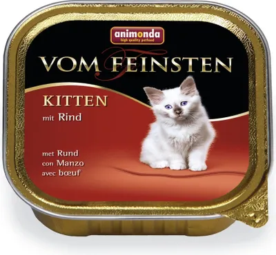 Produktbild von animonda Vom Feinsten Kitten mit Rind, Kitten, Rind, 100 g