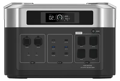 Productafbeelding van Mobiele Power Station met 2048Wh Capaciteit en UPS Functie
