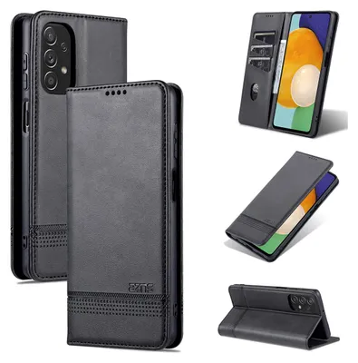 Obrázek produktu pro Galaxy A23 Leather Case, Flip Cover Wallet Case Magnetic Closure Stand Protective Case pro Samsung Galaxy A23 5G Black