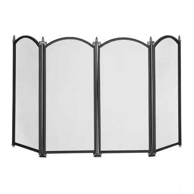 Immagine prodotto di Griglia protettiva per caminetto Relaxdays - Un'elegante griglia parascintille in acciaio per la massima sicurezza in casa vostra!