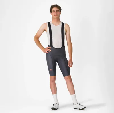 Produktbild von CASTELLI Kurze Fahrradhose mit Trägern - COMPETIZIONE 2 - Grau S