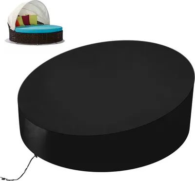 Produktbild von SWANEW Sonneninsel Schutzhülle Abdeckung Gartenmöbel Rund Liegeinsel Schutz Garten 230*90cm