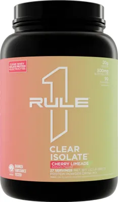 Produktbild von Rule1 R1 Clear Isolate (689g) Cherry Limeade - Eiweiße - Klares Protein