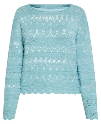 Image de Pull pour femme EVERa - Aqua, XL
