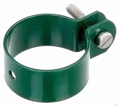 Immagine prodotto di Alberts 855352 Morsetto per puntoni, zincato, plastificato verde, morsetto Ø 42 mm, set da 10