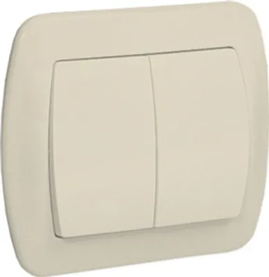 Produktbild von Kontakt-Simon AW5L/12, Kunststoff, IP20, 250 V, 10 A, 90 mm, 37,5 mm