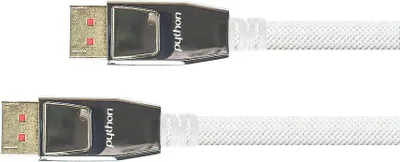 Productafbeelding van Python GC-M0215 Python DisplayPort 1.4 Kabel Nylongeflecht weiß 5m