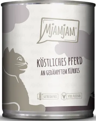 Immagine prodotto di Mjamjam delizioso cavallo con zucca al vapore 800 g x 6