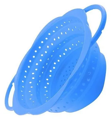 Image de Passoire pliable Kochblume S bleu