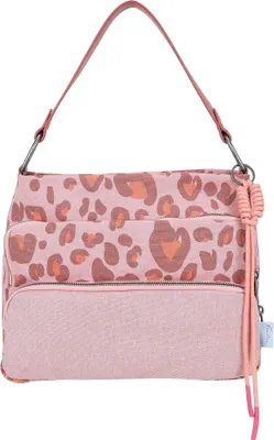 Produktbild von Fritzi aus Preußen Schultertasche Donny Hobo Bag Canvas Leo Brick rosa