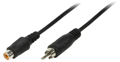 Zdjęcie produktu dla LogiLink RCA - RCA, 10m, RCA, Męska, RCA, Żeńska, 10 m, Czarny