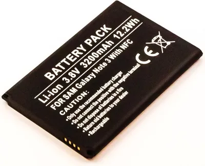 Immagine prodotto di Batteria per SAMSUNG GALAXY NOTE 3 sostituisce B800BK, B800BE, B800BC, B800BU con NFC