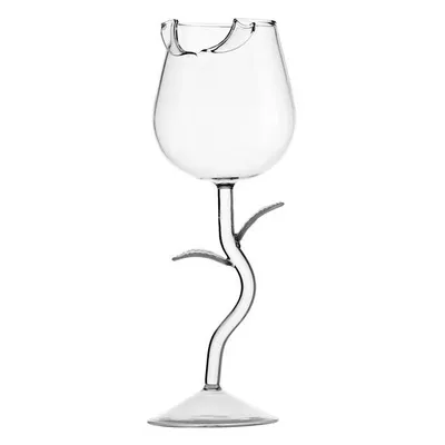 Imagen del producto de Elegantes y modernos vasos para vino rosado, perfectos para disfrutar con estilo. Transparente