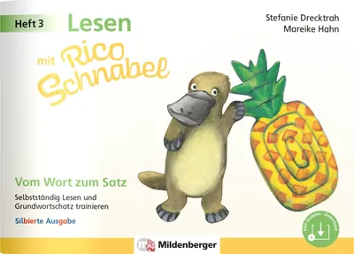 Produktbild von Lesen mit Rico Schnabel, Heft 3: Vom Wort zum Satz - silbierte Ausgabe