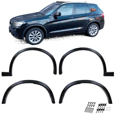 Für BMW X3 M F25 ab 2010-2017 Radlauf Kotflügel Verbreiterung Radlaufblenden in der Farbe von Carparts-Online GmbH