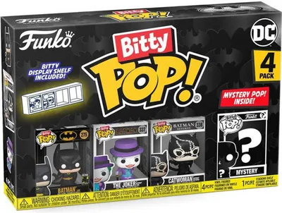 Produktbild von Batman 85th Anniversary Bitty POP! Vinyl Figuren 4er-Pack Batman 2,5 cm