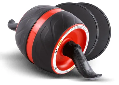 Imagen del producto de Rueda abdominal - Rodillo ancho - Almohadillas antideslizantes - Para casa y fitness