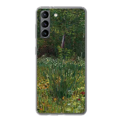 Produktbild von MuchoWow® Handyhülle Schutzhülle Hülle für Samsung Galaxy S21 Asnières - Vincent van Gogh Silikon Softcase Handy Hülle - Softcase