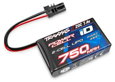 Immagine prodotto di batteria LiPo 750mAh 7,4V 2 celle 20C