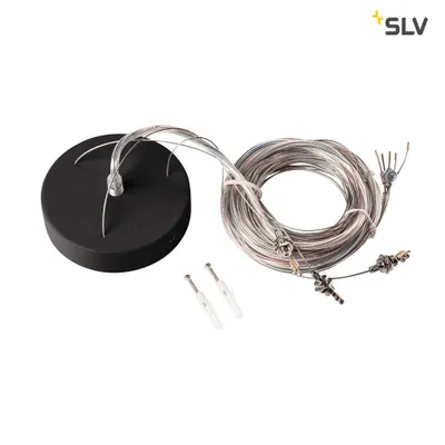 Image de SLV 1001952 MEDO 5m Suspension Noir