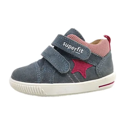 Produktbild von Superfit Moppy Kinderschuhe Kleinkinder Lauflern Halbschuhe Grau Freizeit, Schuhgröße:21 EU