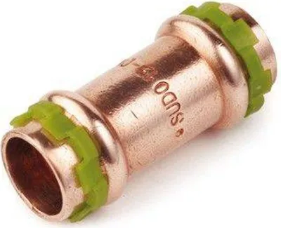 Produktbild von Kupfer Pressfitting Sudo-Press Kupplung 12 mm Kontur V DVGW
