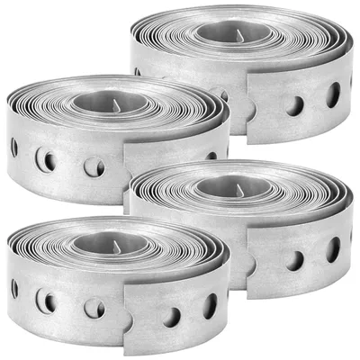 Stahlbefestigungsbänder 4 Rollen, 1,75 cm x 30 m, verzinkt