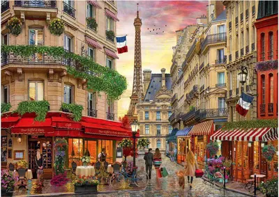Immagine prodotto di Puzzle ANATOLIANI Cafe Eiffel 1500 pezzi