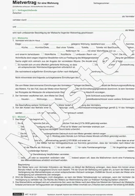 Obrázek produktu pro BRUNNEN 1025221 Formulář "Smlouva o nájmu bytu" A4
