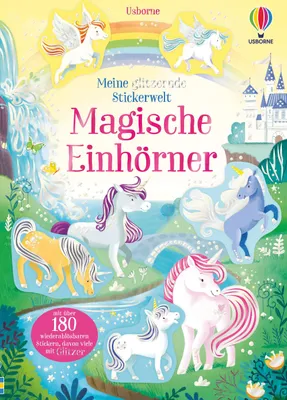 Produktbild von Meine glitzernde Stickerwelt: Magische Einhörner