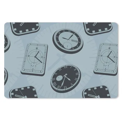 Produktbild von MuchoWow® Mauspad Mousepad Uhr - Muster - Vintage 27x18 cm - Mousepads - Maus Mat - Pad - Mausunterlage - Büroartikel - Desk Matten