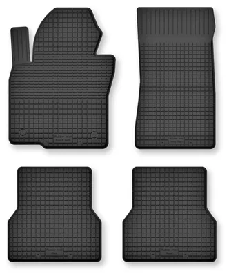 Produktbild von Gummi-Fußmatten für Mazda 2 IV 2014- (Schrägheck) – 4-tlg, Schwarz, Semi-Universal, angepasst – Wielganizator Semi-Universal