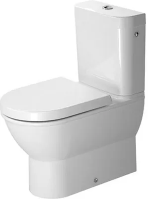 Produktbild von Duravit Stand-WC-Kombination DARLING NEW tief, 370 x 630 mm, Abgang Vario weiß