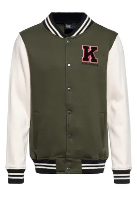 Produktbild von King Kerosin College Jacke - Blanko Oil Green XXL