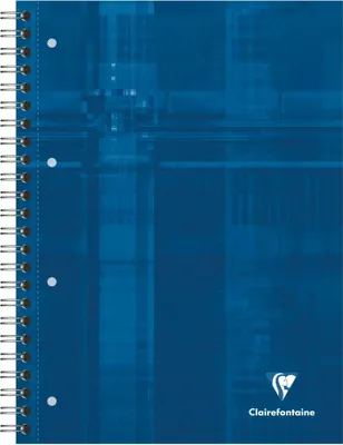 Produktbild von Clairefontaine 5x BIND'O BLOCK Konferenzblock A4, 80 Blatt kariert - Blau 82123C