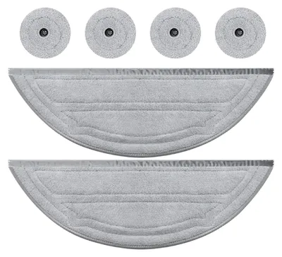 Produktbild von Fixbetter Mikrofaser-Wischtuch-Set für Roborock Saros 10 6 Stück