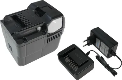 Produktbild von Trade-Shop 2in1 Set: Li-Ion Akku 36V / 3000mAh + Ladegerät Netzteil ersetzt Hitachi Hikoki 328036 BSL 3626 BSL 3636 C347372R 334997 334998 BSL 36