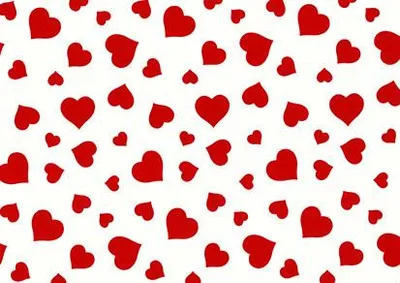 Produktbild von Geschenkpapier lovely rote Herzen 2 m