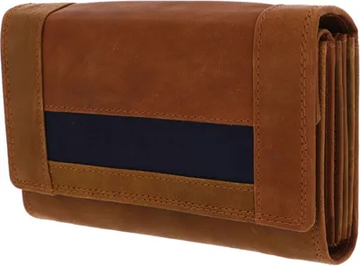 Produktbild von MUSTANG Leder Geldbörse Bozen Wallet with Flap Cognac braun