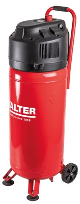 Produktbild von WALTER Druckluft Kompressor, 50 L, Ansaugleistung 240l/min,10 bar, Luftkompressor, inkl. Zubehör, langlebig, einfache Bedienung, automatischer Druckschalter, Überlastungsschalter, kompaktes Design