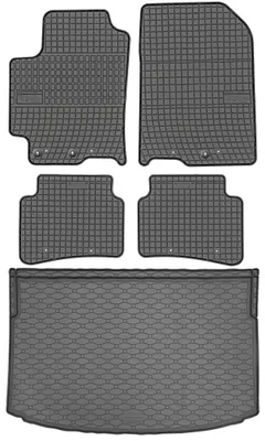 Productafbeelding van Kia Rio IV, hatchback (2017-2023) - SET: rubberen vloermatten + mat voor de bagageruimte
