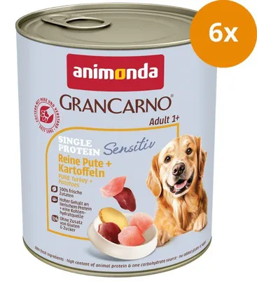 Immagine prodotto di Animonda GranCarno Adult Sensitive Pute+ Kartoffeln 800g