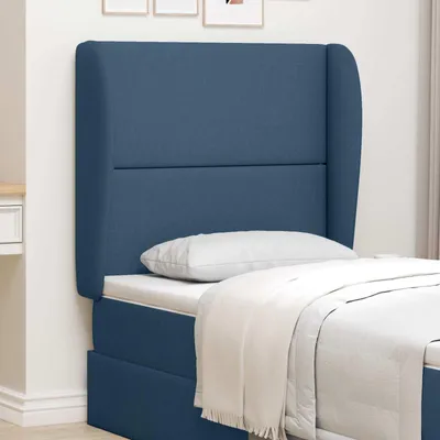 Produktbild von （Robust Möbel）Kopfteil Ohr Blau 80x23x6 cm Stoff - Kinderbetten NeuMöbel740693