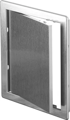 Obrázok produktu pre 200x200mm robustné plastové dvere z ABS striebornej farby